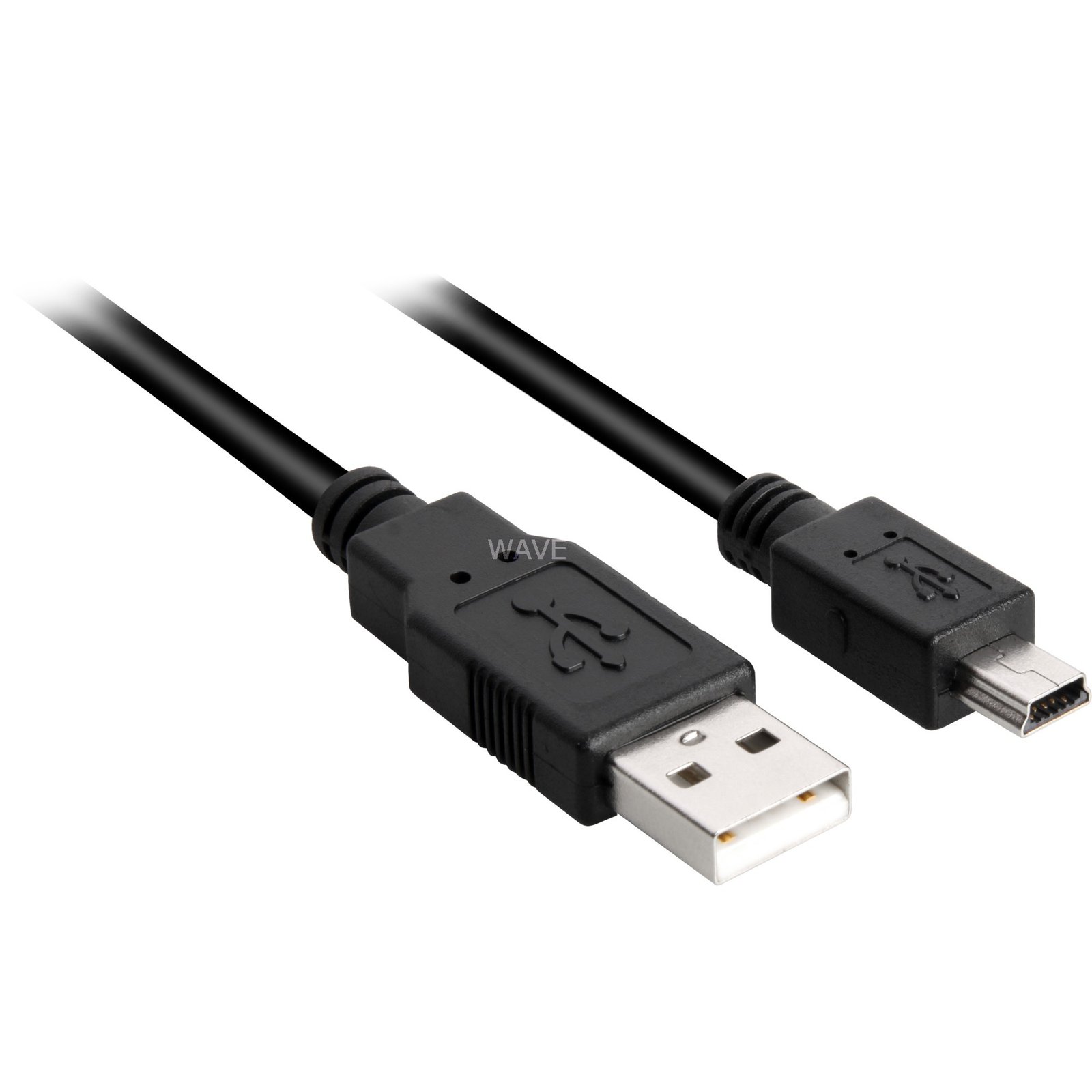 Sharkoon USB 2.0 Kabel Negro