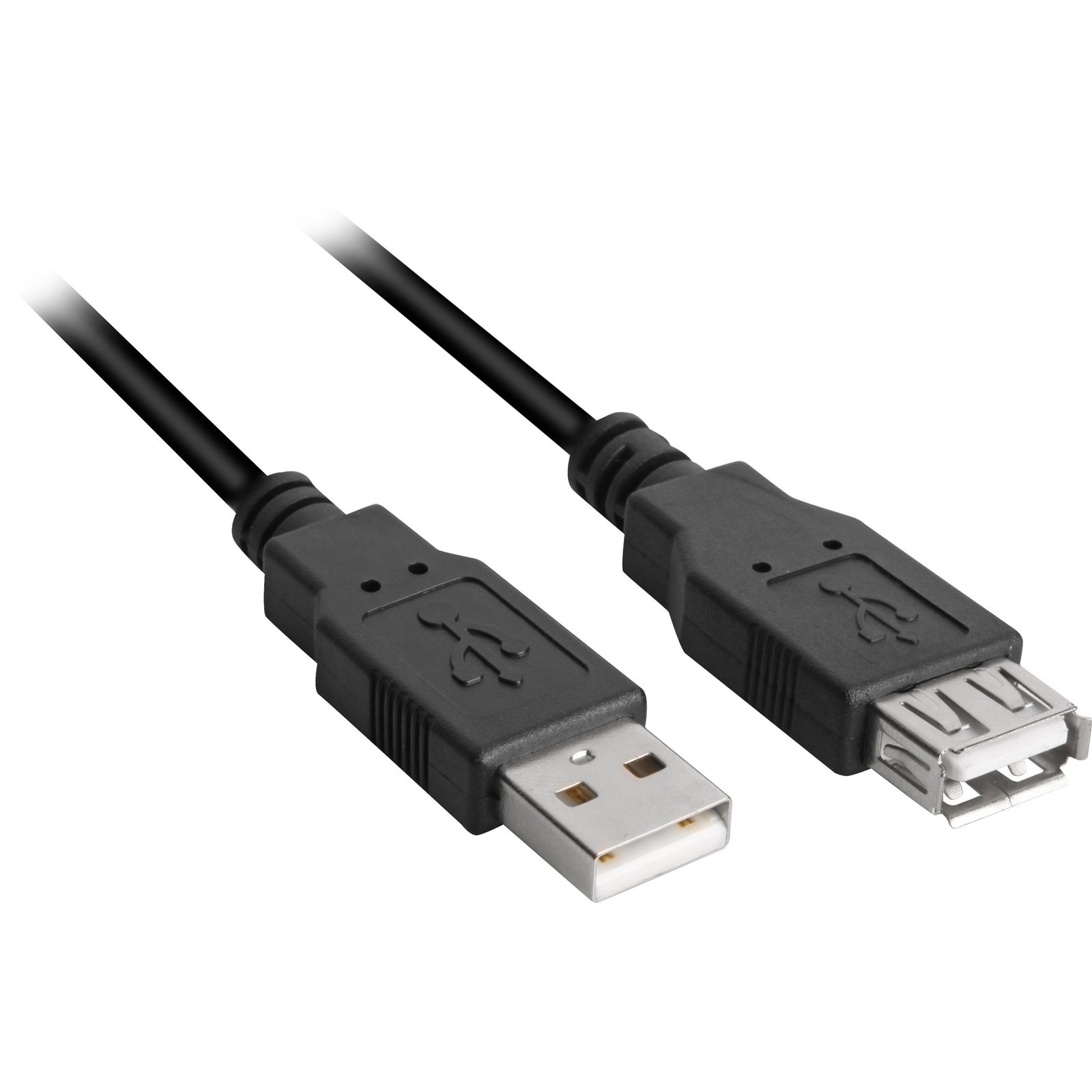 Sharkoon USB 2.0 Verlängerungskabel Negro