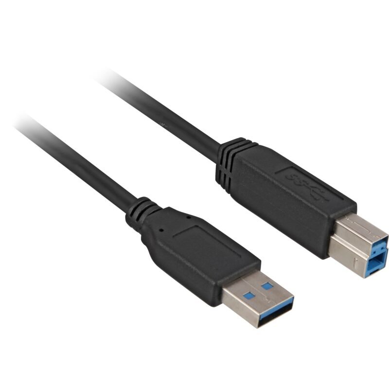 Sharkoon USB 3.2 Gen 1 Kabel Negro