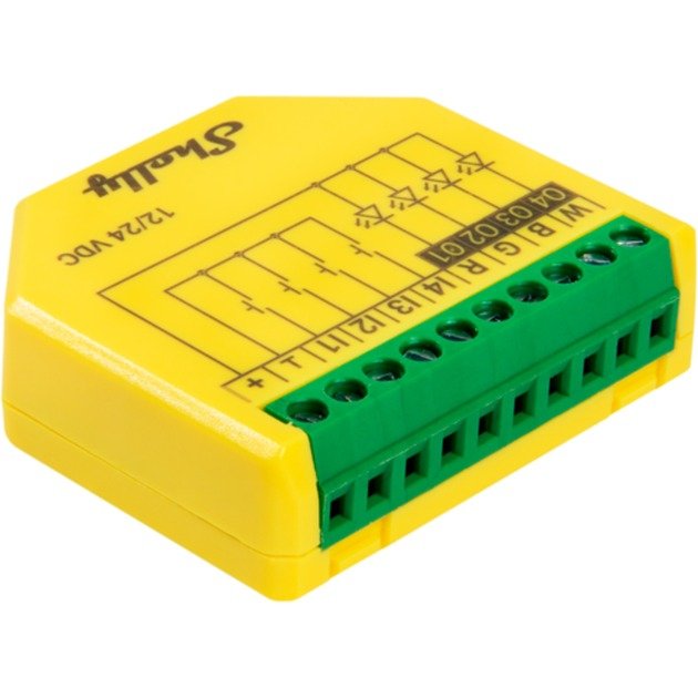 Shelly Plus RGBW PM Amarillo