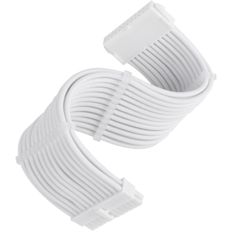 SilverStone Fuente de alimentación-Verlängerungskabel SST-PP07E-MBW-V2 Blanco