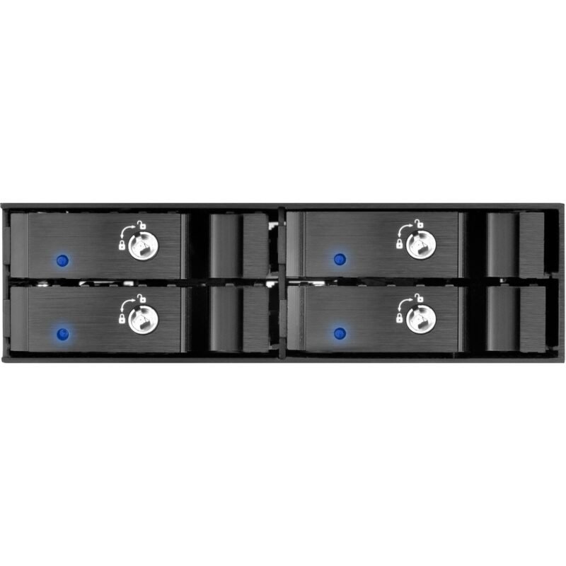 SilverStone SST-FS204B Negro