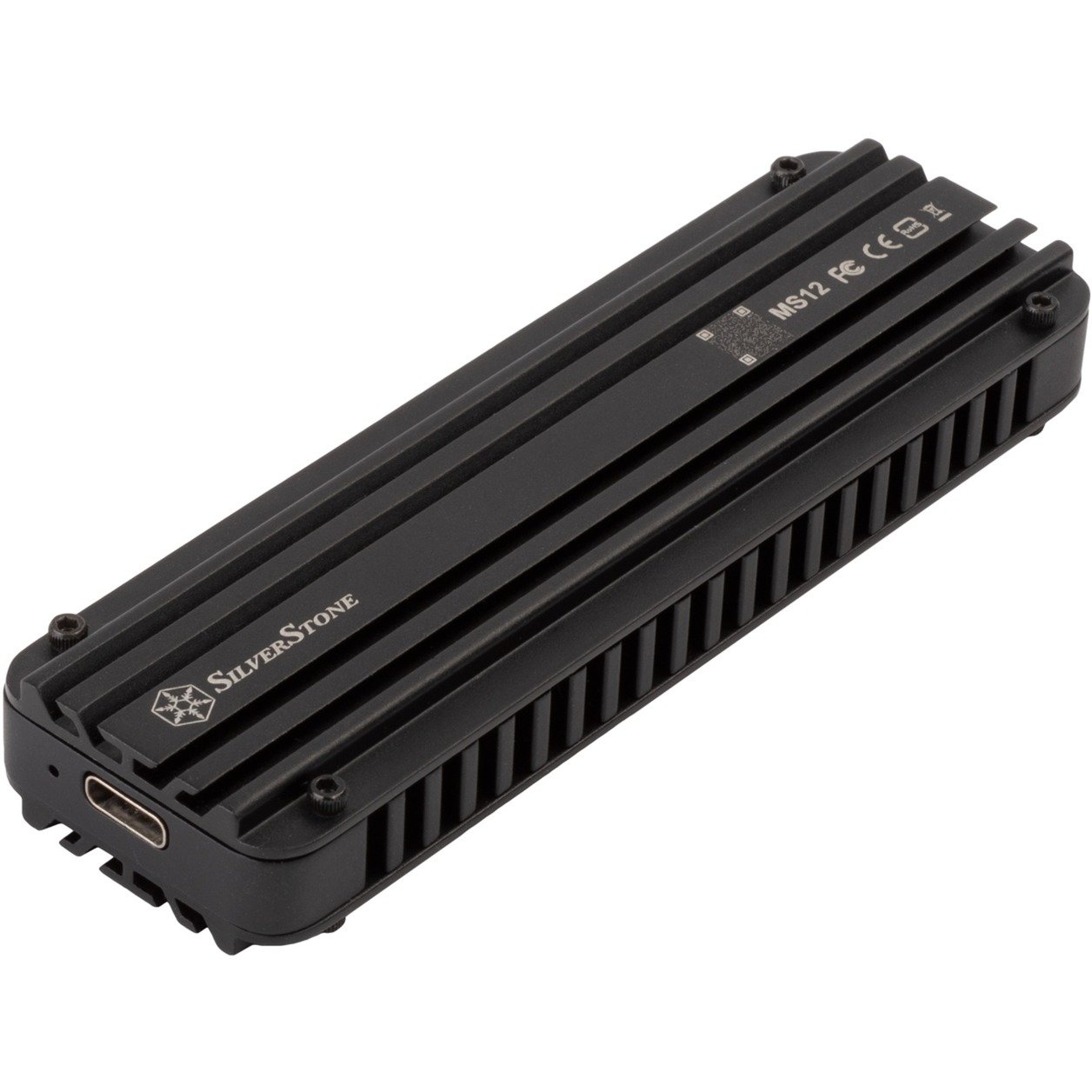 SilverStone SST-MS12 Negro
