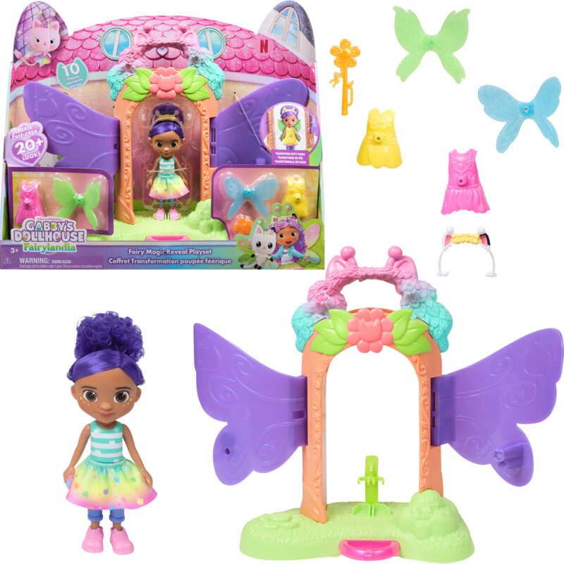 Spin Master Gabby's Dollhouse Fairylandia - Fairy Magic Reveal Spielset