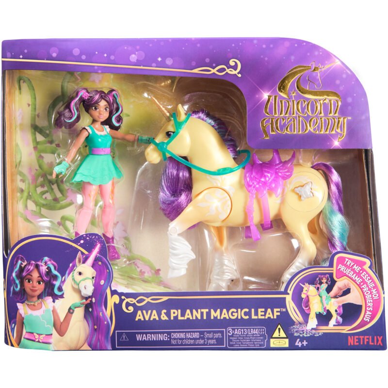 Spin Master Unicorn Academy - Ava y Pflanzen-Magie Leaf