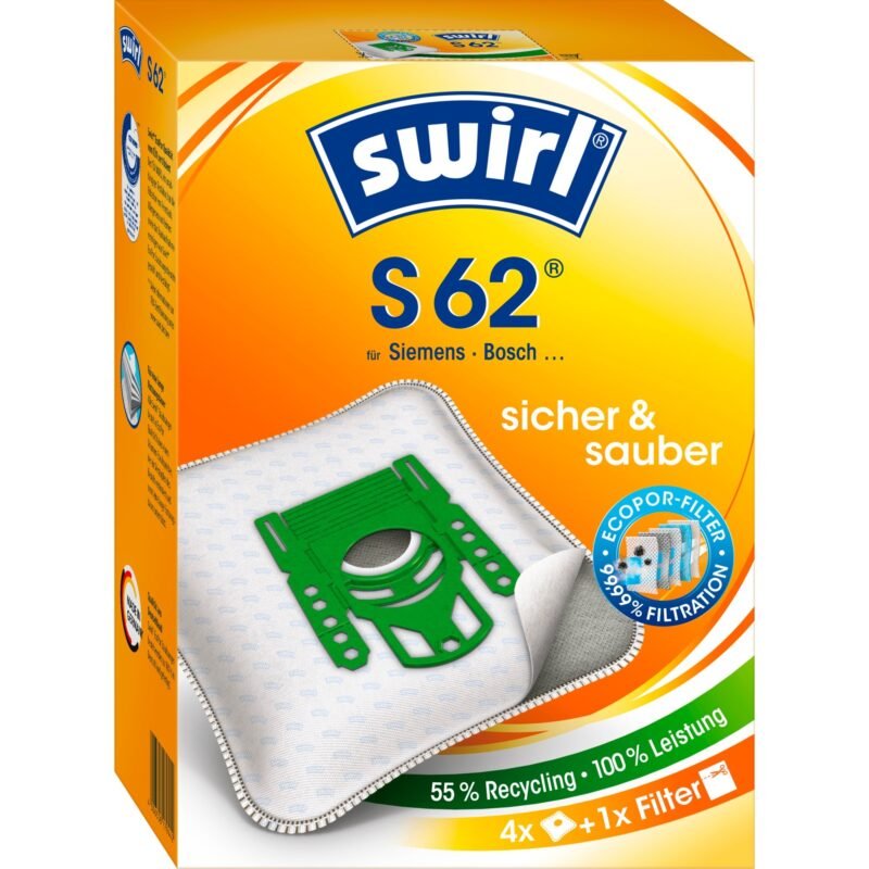 Swirl Staubsaugerbeutel S62 EcoPor