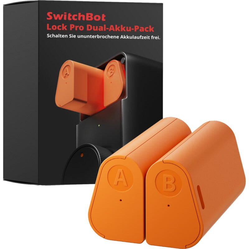 SwitchBot Dual Power Pack para Lock Pro Naranja