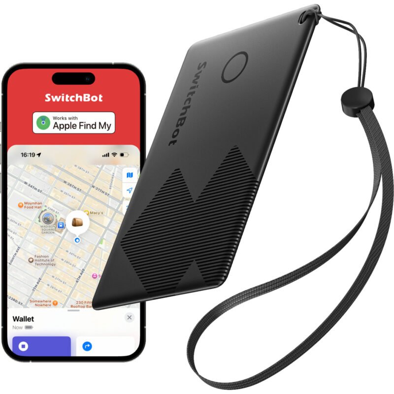 SwitchBot SwitchBot Smart Airtag Geldbörsen-Tracker-Karte schwarz