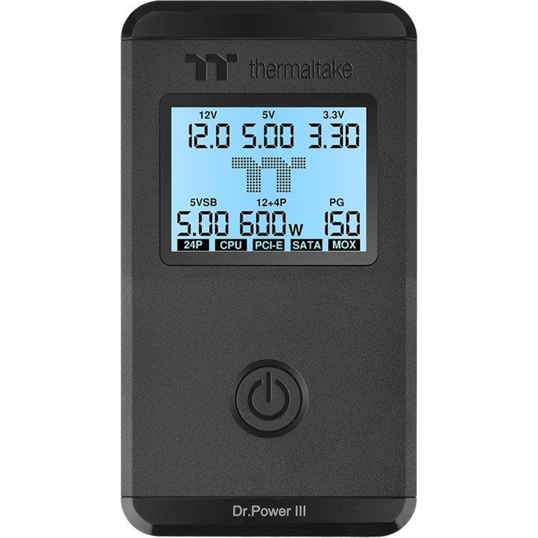 Thermaltake Dr. Power III Fuente de alimentación-Testgerät Negro