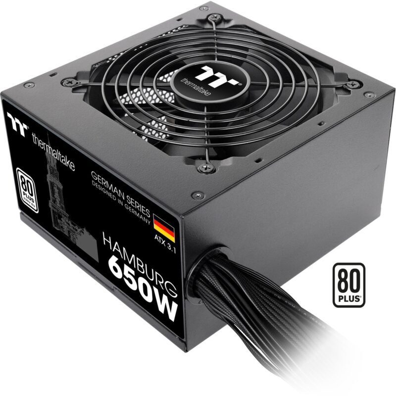 Thermaltake HAMBURG 650W ATX3.1 Negro