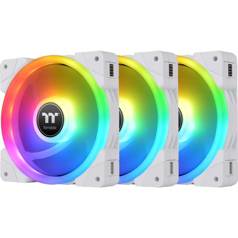 Thermaltake SWAFAN EX14 RGB PC Cooling Fan White TT Premium Edition Blanco