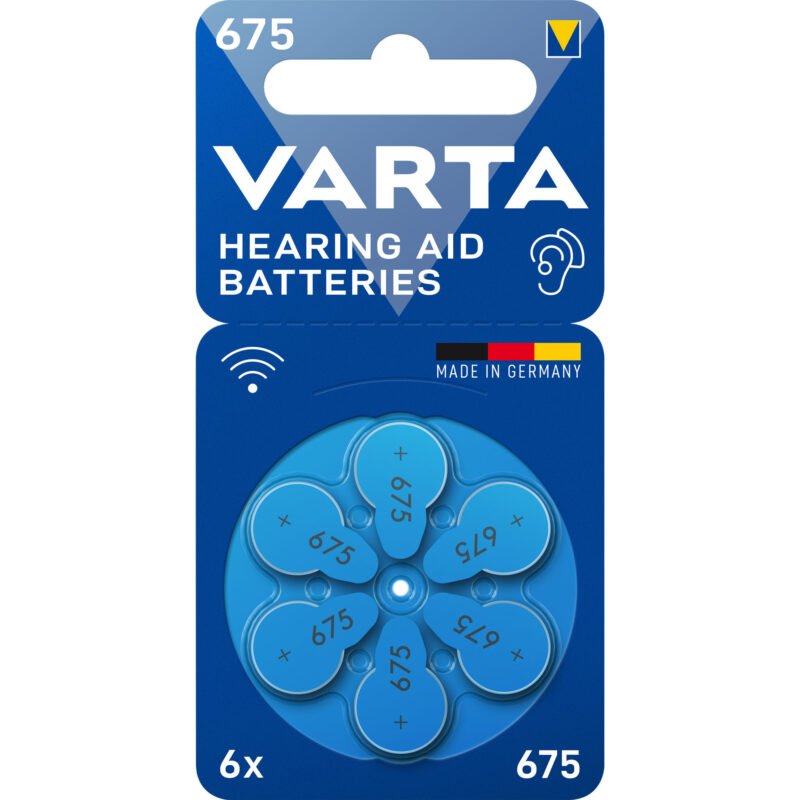 VARTA Hörgerätebatterie Hearing Aid Zinc Air 675