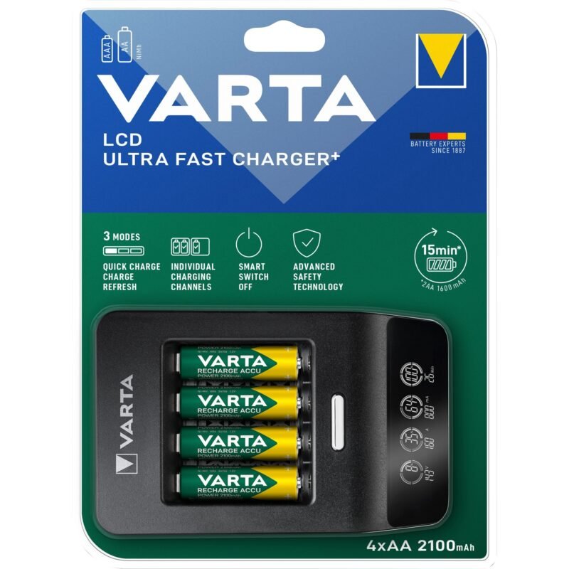 VARTA LCD Ultra Fast Charger+