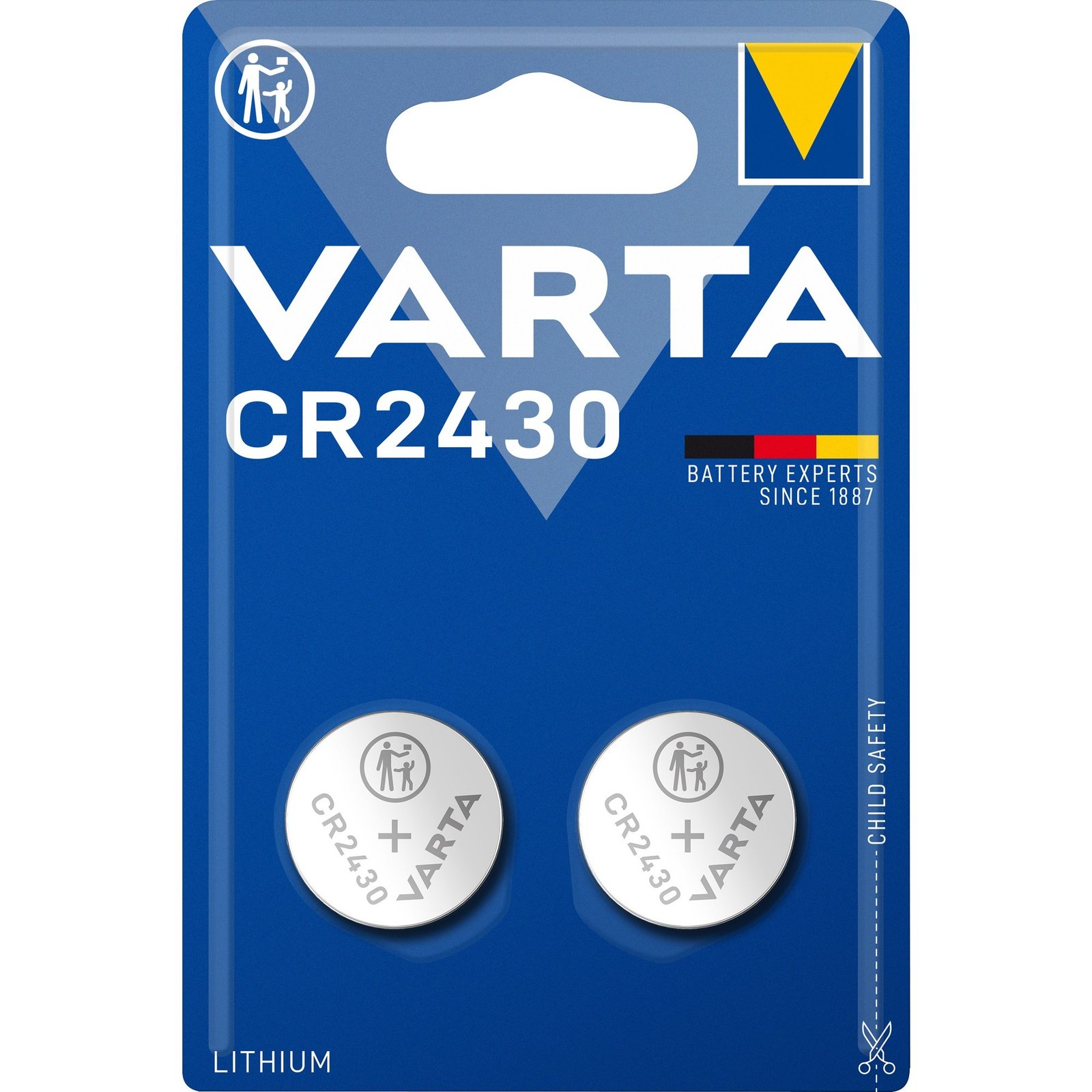 VARTA Lithium Coin Knopfzelle CR2430