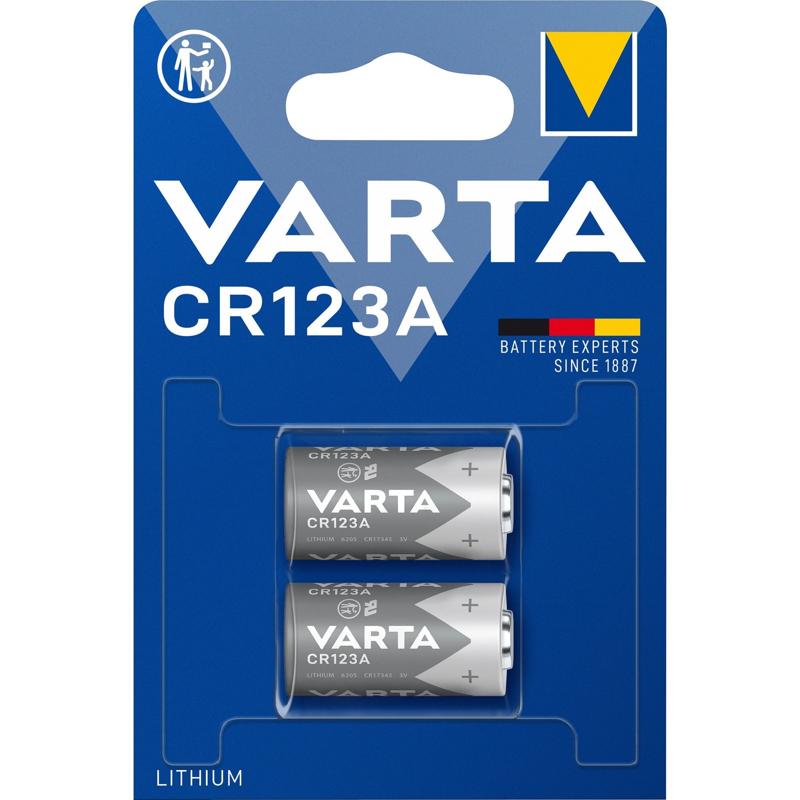 VARTA LITHIUM Cylindrical CR123A