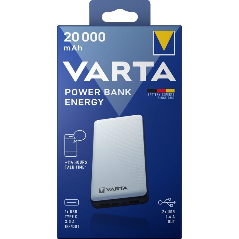 VARTA Powerbank Energy 20000 Blanco