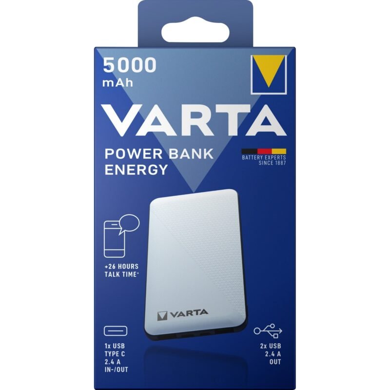 VARTA Powerbank Energy 5000 Blanco