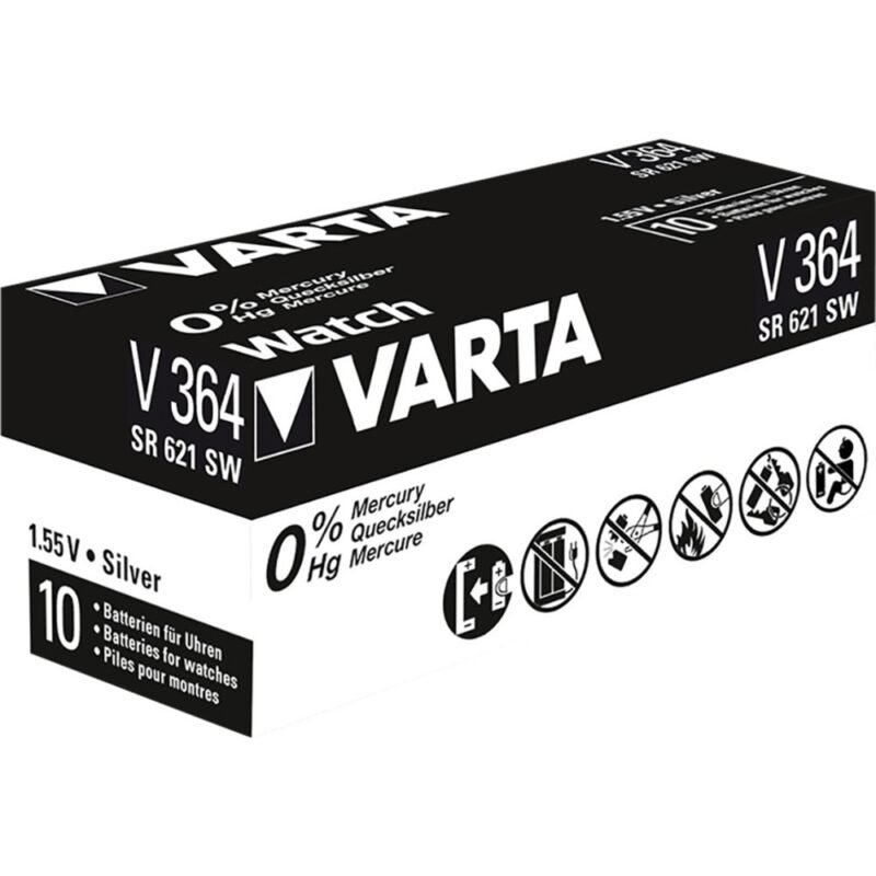 VARTA Silberoxid-Knopfzelle 364 Plata