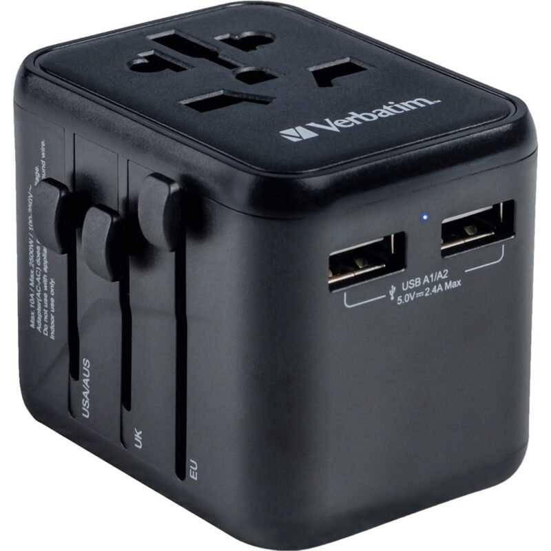 Verbatim Universal-Reiseadapter UTA-01 Negro
