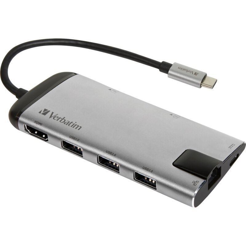 Verbatim USB-C Multiport-Hub Gris