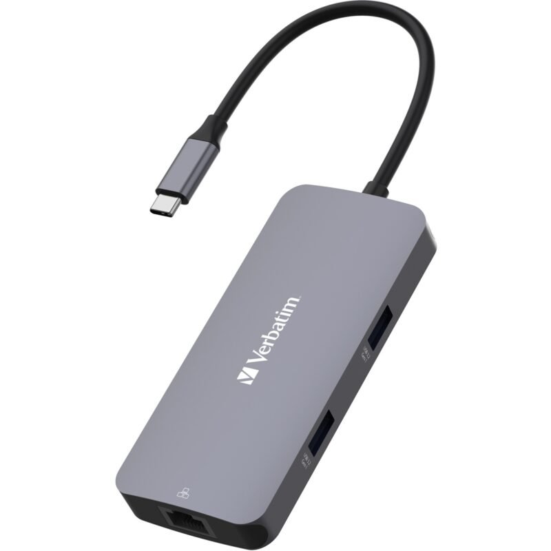 Verbatim USB-C Pro Multiport-Hub CMH-05 Gris