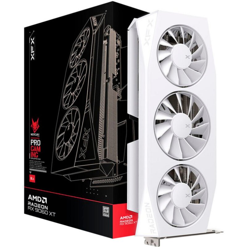 XFX Radeon RX 9060 XT Mercury OC Blanco