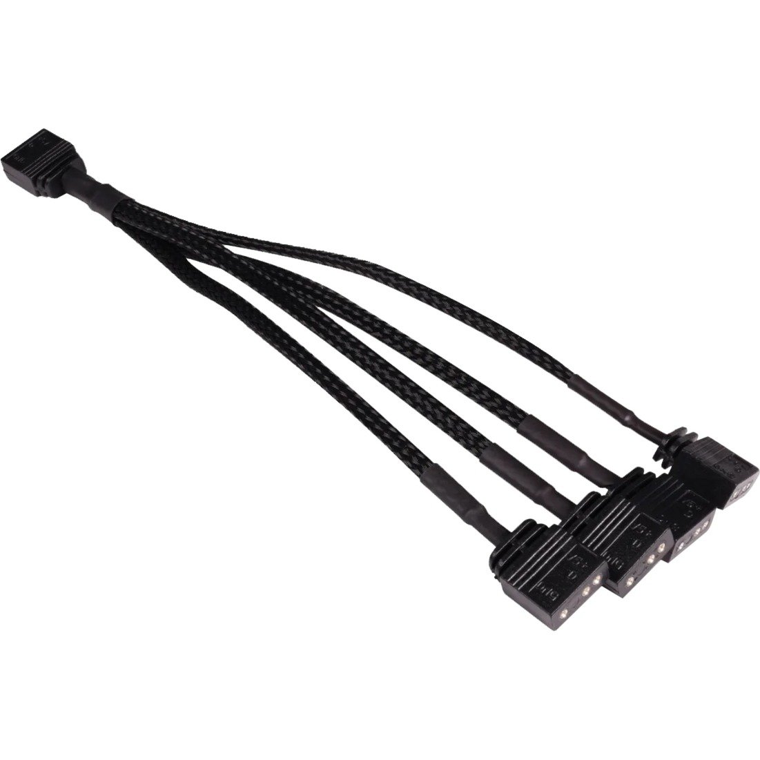 Alphacool Y-Kabelsplitter aRGB 3-Pin auf 4x 3-Pin Negro
