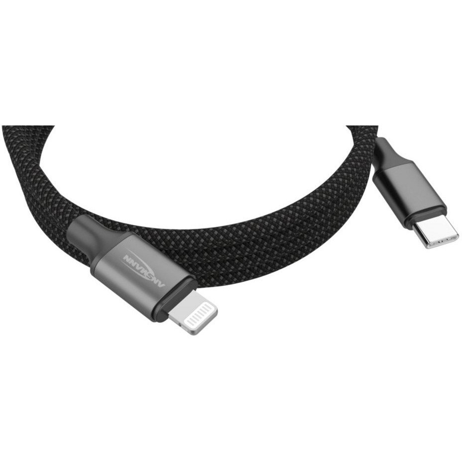 Ansmann Magnetisches USB Typ-C auf Lightning Ladekabel Negro - Imagen 2