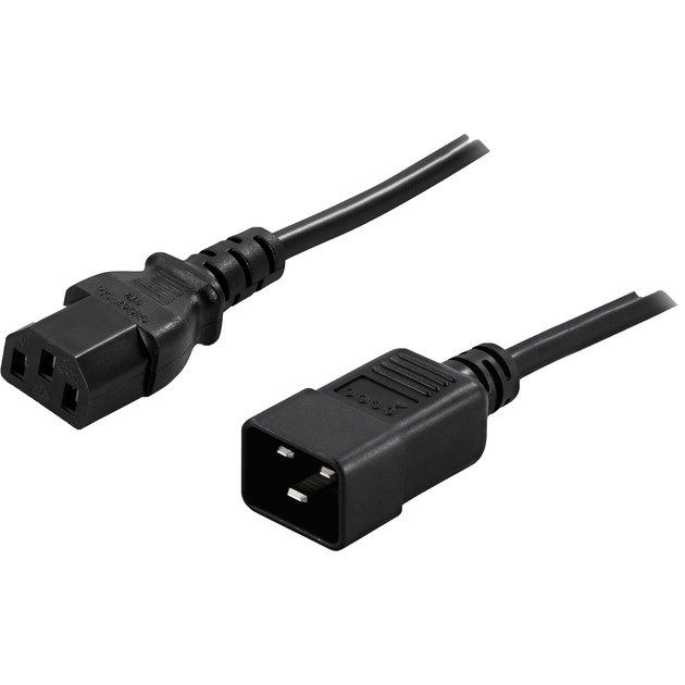BlueWalker PowerWalker IEC 10A Verbindungskabel C20 - C13 Negro