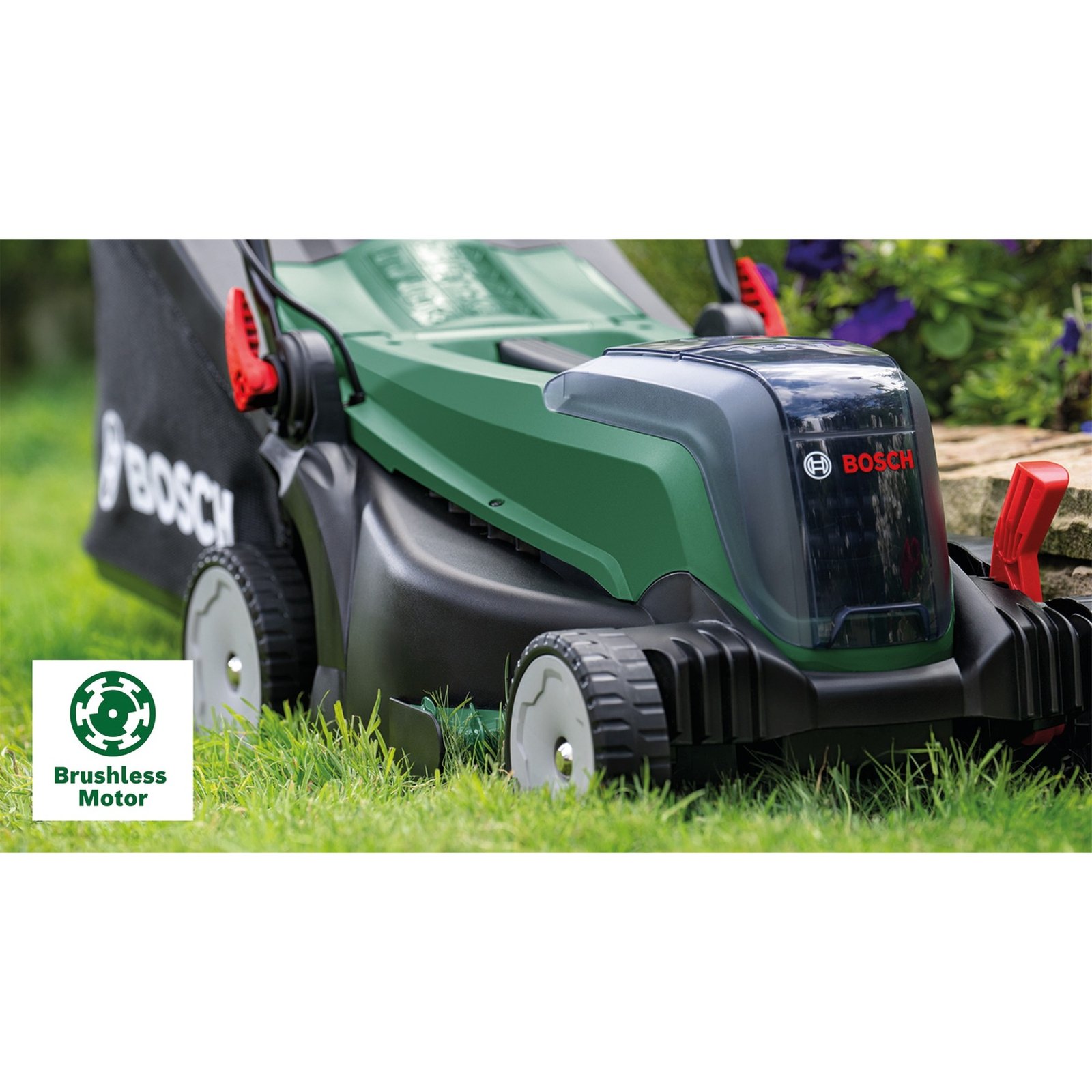 Bosch Akku-Rasenmäher UniversalRotak 2x18V-37-550 Verde - Imagen 3