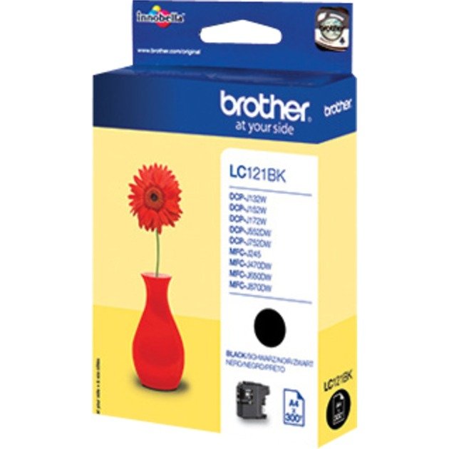 Brother Tinte schwarz LC-121BK Negro