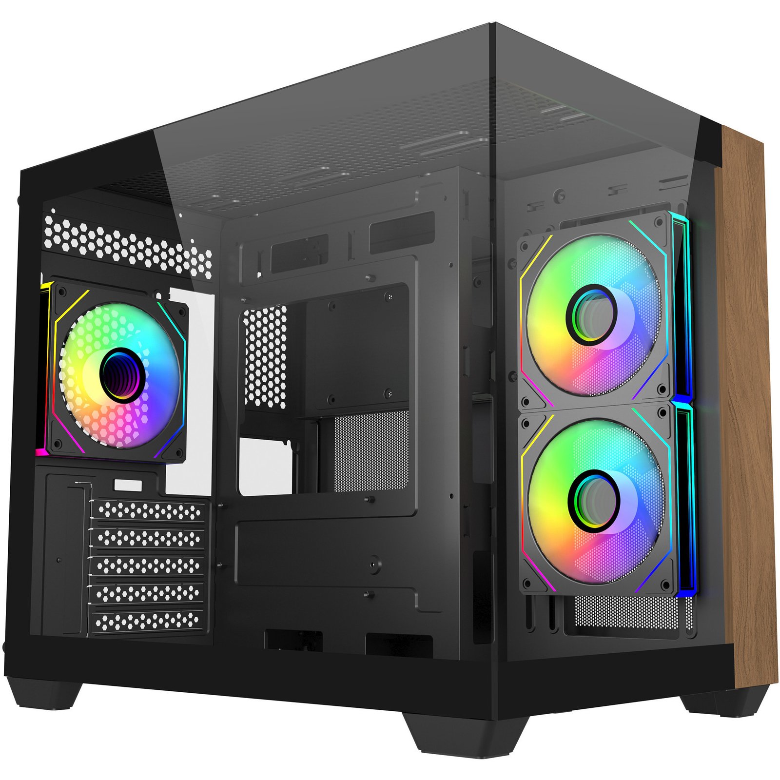 Cooler Master Elite 481 Wood Negro