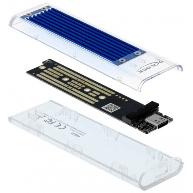 DeLOCK Externes Gehäuse para M.2 NVMe PCIe SSD - Imagen 3