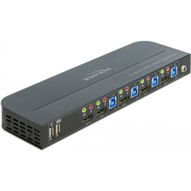 DeLOCK HDMI KVM Switch 4K 60 Hz con USB 3.0 y Audio - Imagen 2