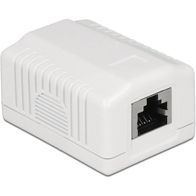 DeLOCK RJ-45 conexiones 1 Port Cat.6a LSA Blanco