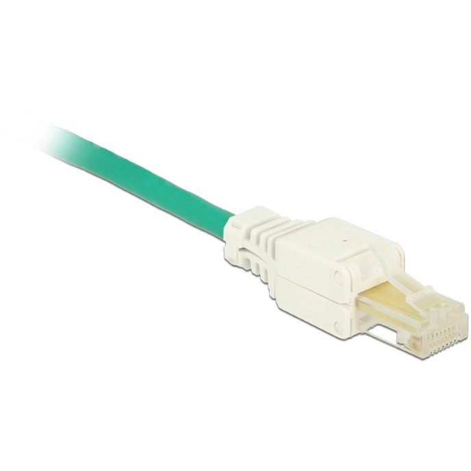 DeLOCK RJ-45 macho Cat.5e UTP Blanco