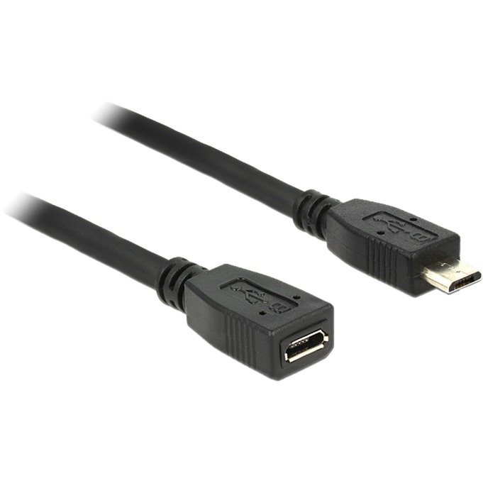DeLOCK USB 2.0 Verlängerungskabel Negro - Imagen 2