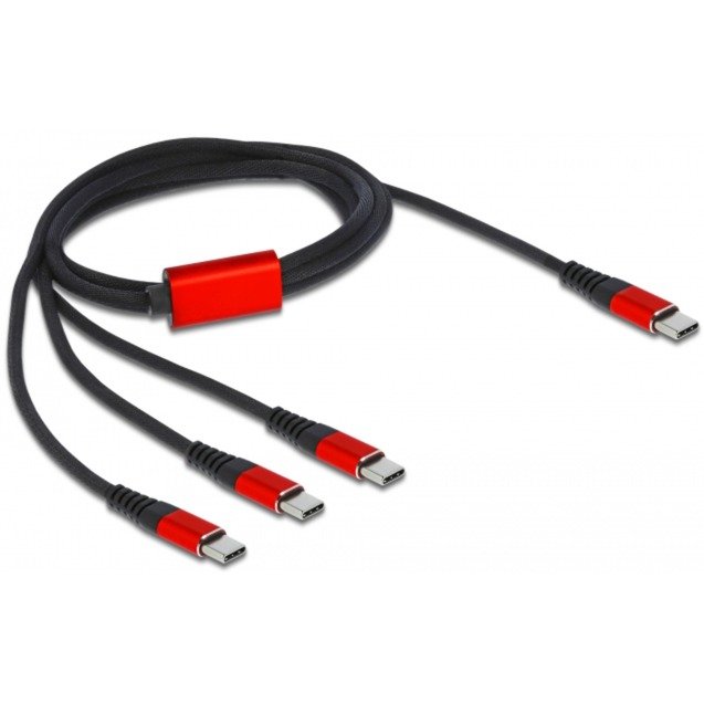 DeLOCK USB Ladekabel Negro