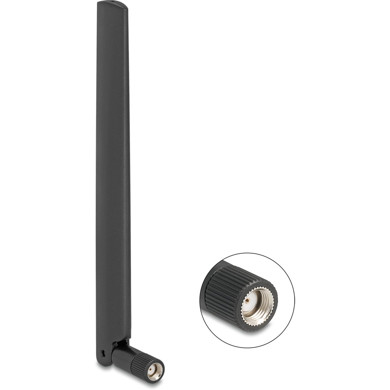 DeLOCK WiFi7 Antenne RP-SMA Negro