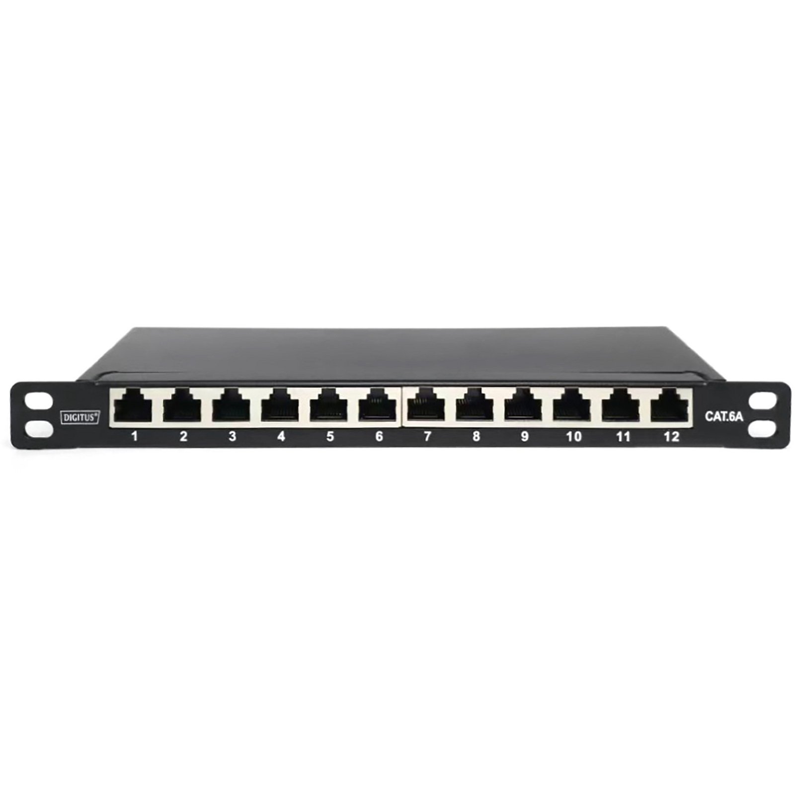 Digitus 10" Slim Panel de parcheo DN-91612S-SL-EA Negro - Imagen 2