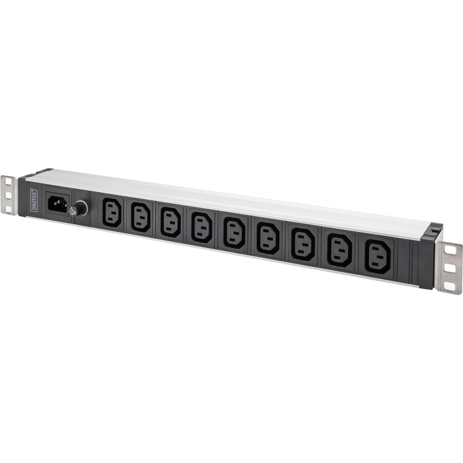 Digitus 19" Steckdosenleiste con Aluminiumprofil Negro