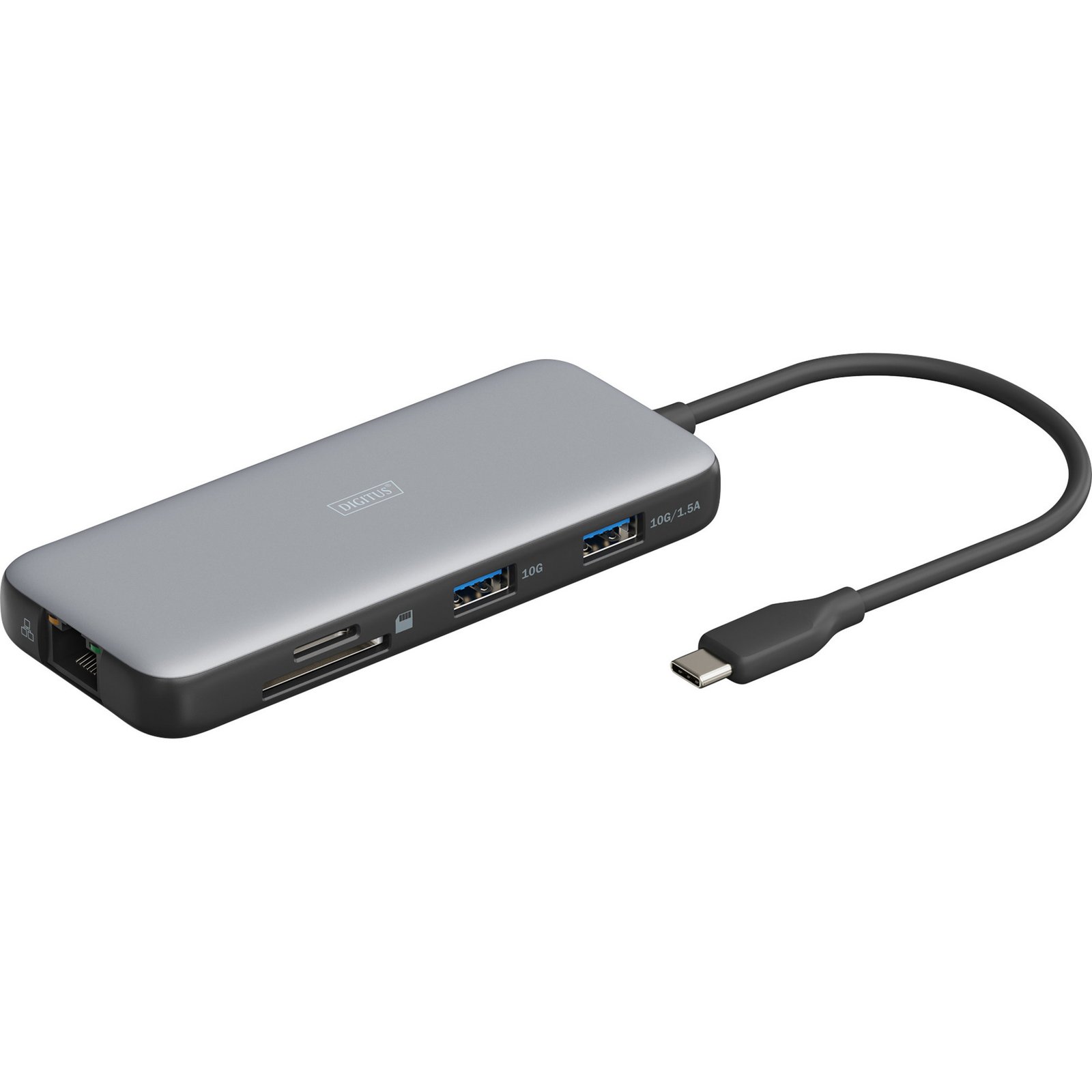 Digitus 7-Port USB-C Docking Station Gris