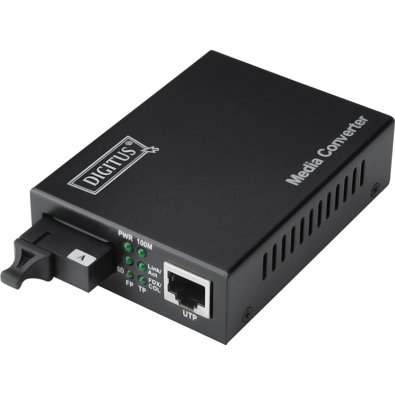 Digitus Bidirektionaler Gigabit Medienkonverter Negro