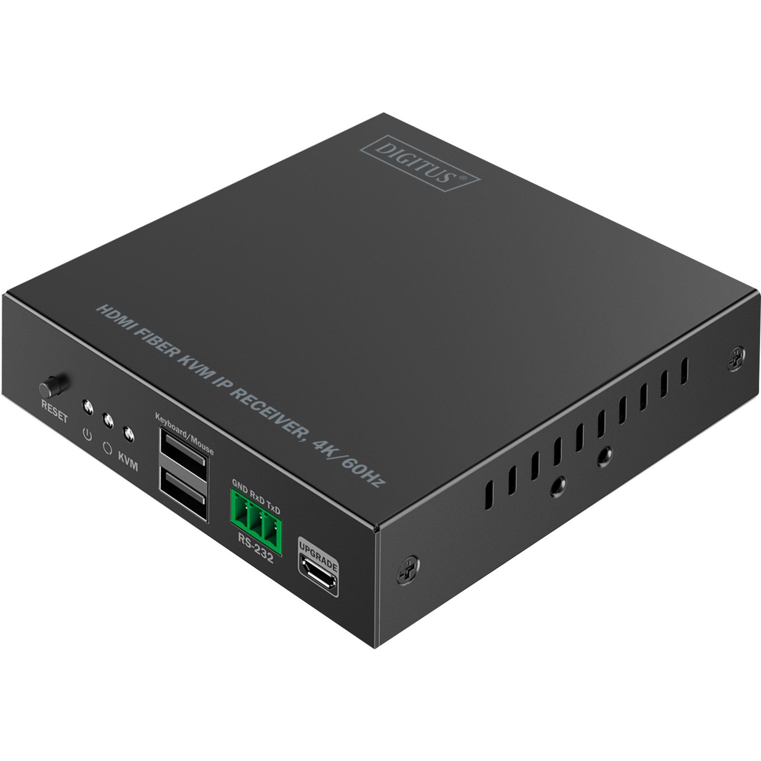 Digitus HDMI Fiber KVM IP Receiver Negro