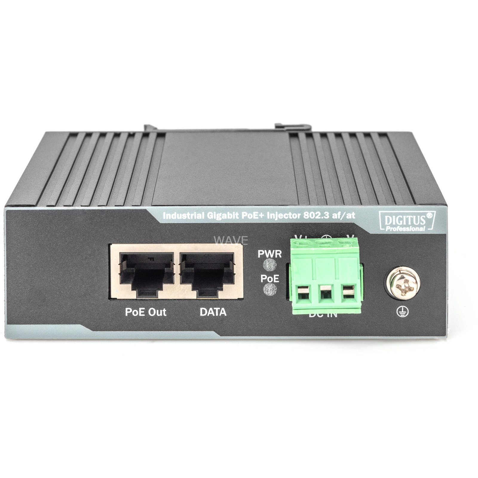 Digitus Industrieller G Ethernet PoE+ Injektor 60 W Gris - Imagen 3