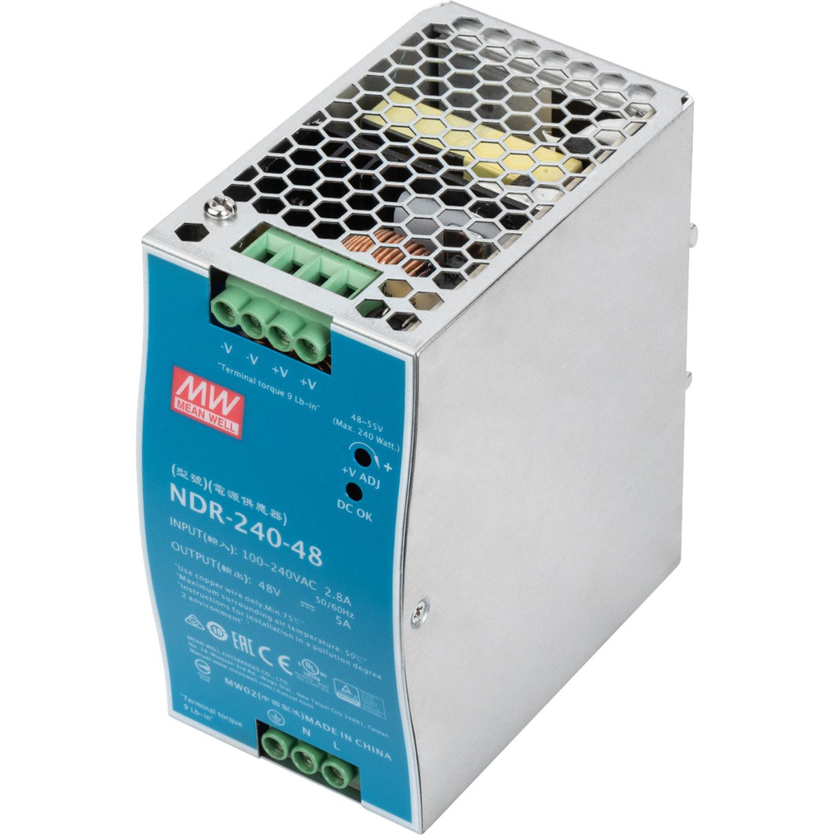 Digitus Industrielles fuente de alimentación Plata