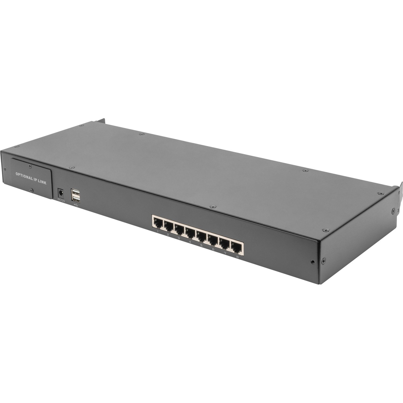 Digitus Modularer CAT 5 KVM-Switch 8-Port Negro