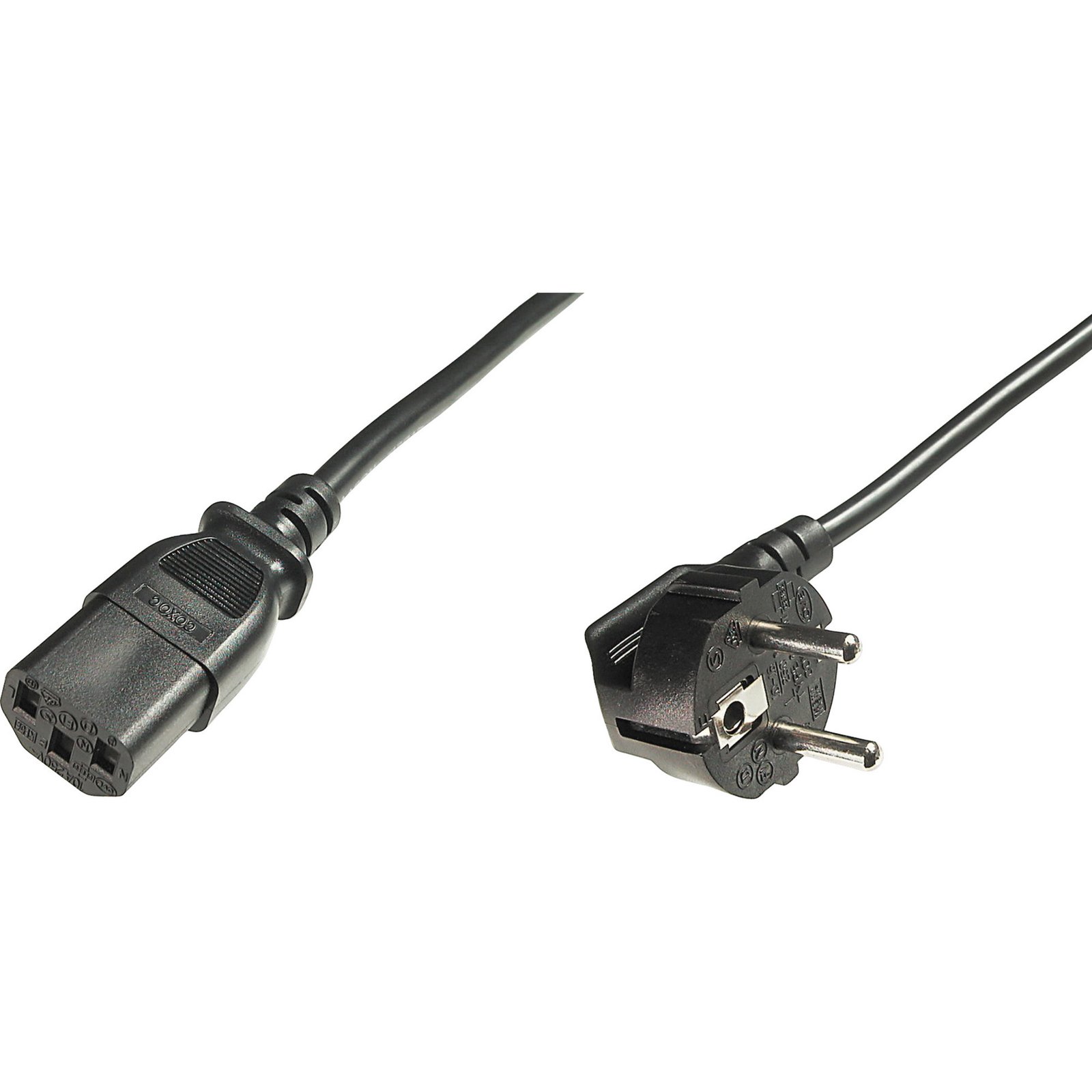 Digitus Netzanschlusskabel Negro