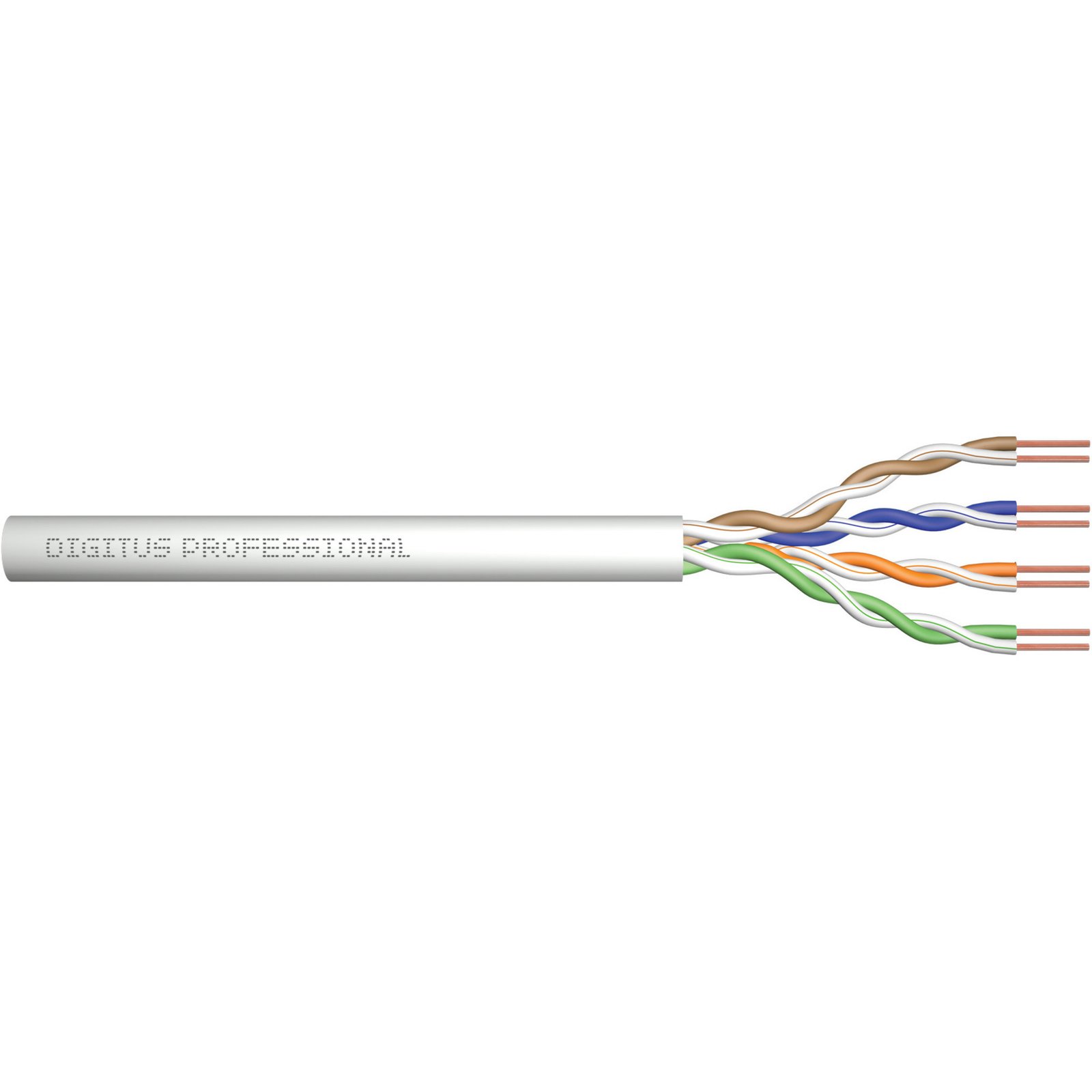 Digitus Professional ASSNET250 Cat.6 U/UTP cable de instalación Símplex Gris
