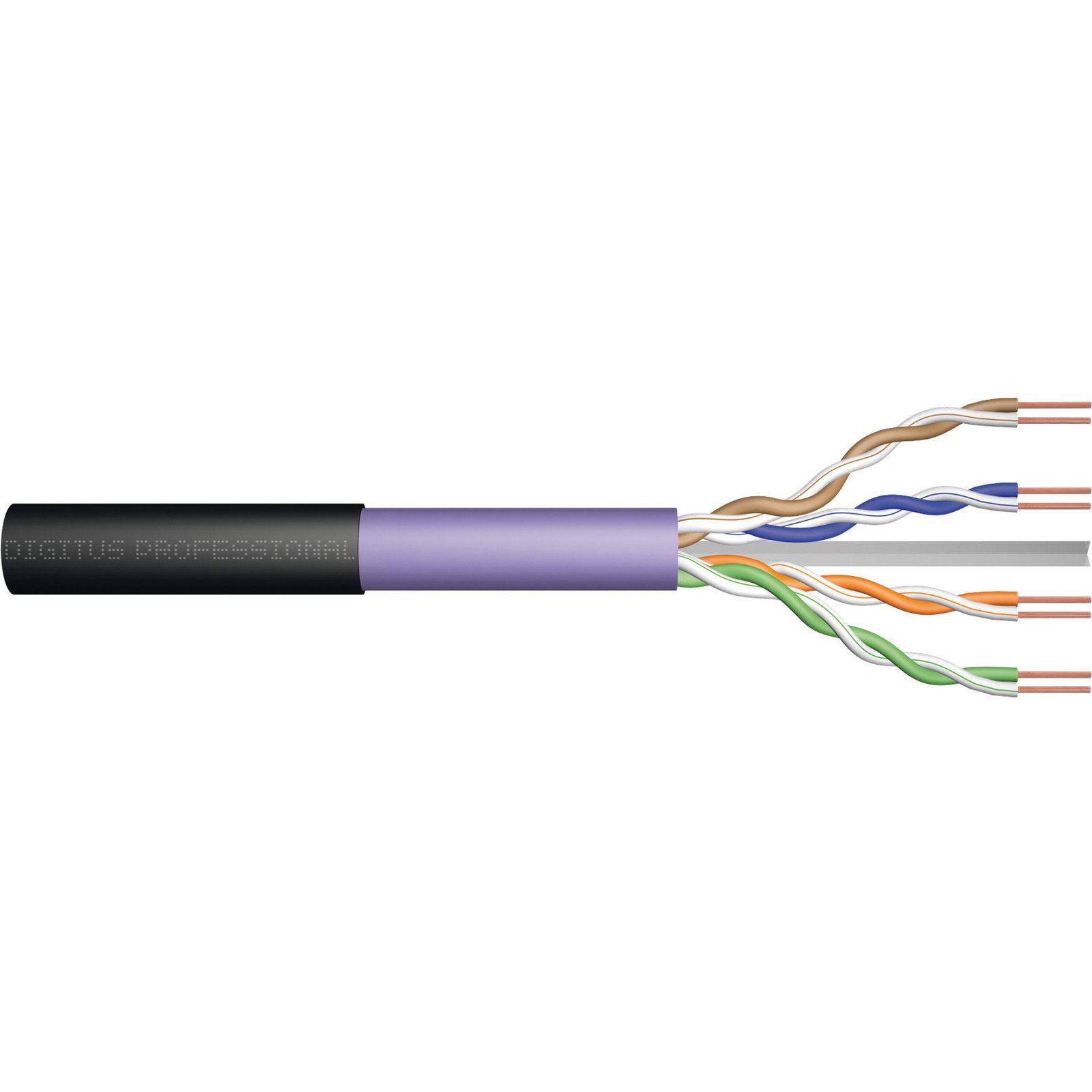 Digitus Professional Cat.6 U/UTP Erdverlegekabel Símplex Morado